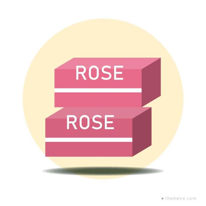 Rose Beauty Soap — 3 Pack